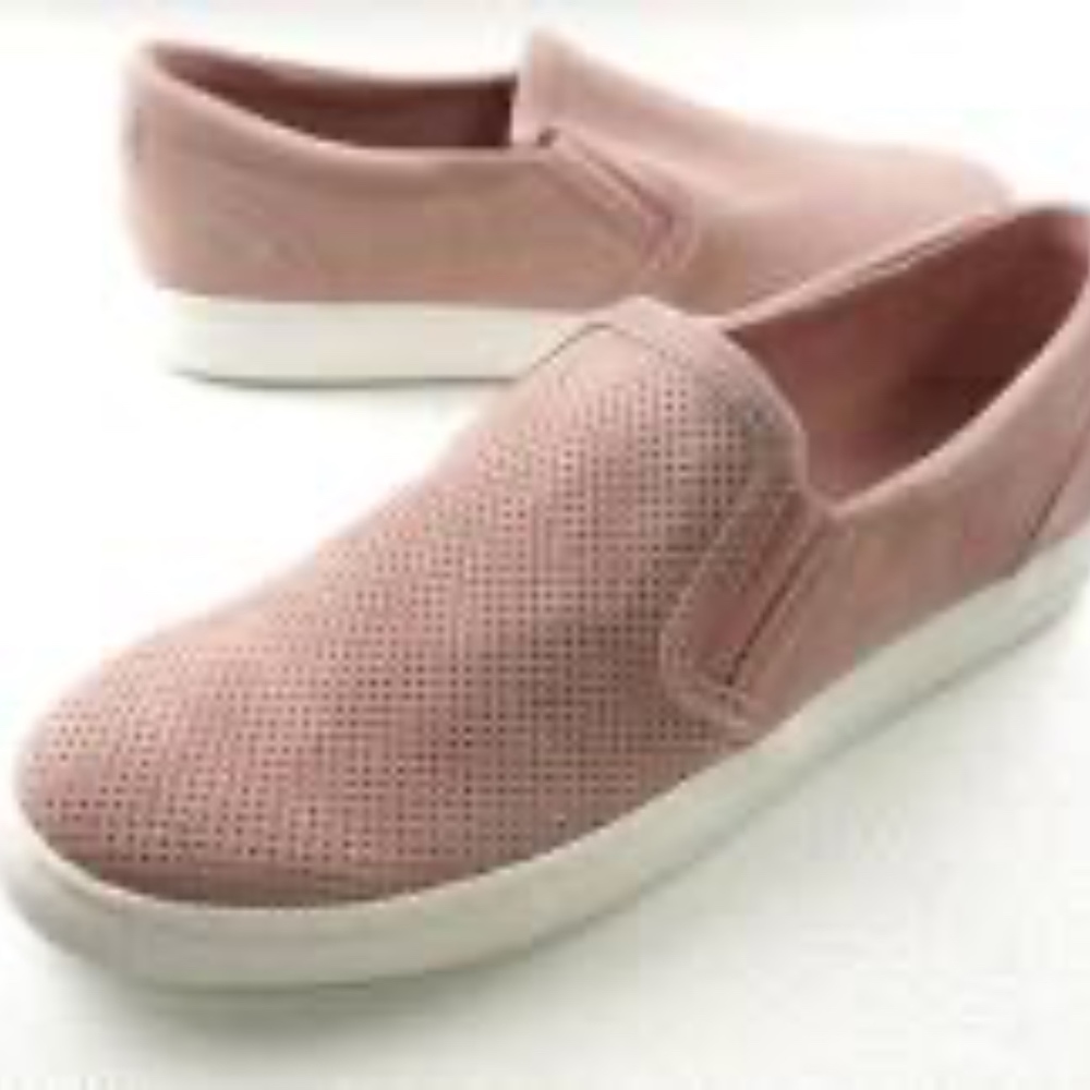 Light pink slip on shoe